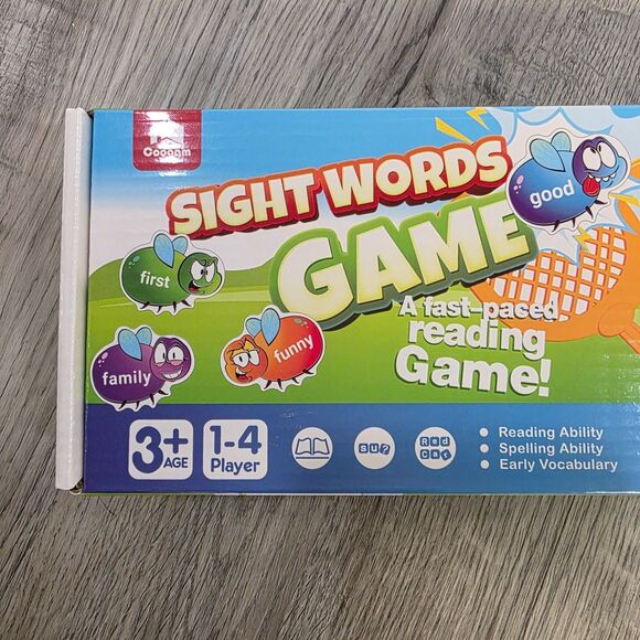 Sight Words Game: A Fast-Paced Reading Game for Ages 3 and Up *New in Box* - Picture 3 of 10